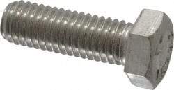 Value Collection - 1/2-13 UNC, 1-1/2" Length Under Head Hex Head Cap Screw - Fully Threaded, Grade 18-8 Stainless Steel, Uncoated, 3/4" Hex - Makers Industrial Supply