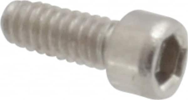 Value Collection - #0-80 UNF Hex Socket Drive, Socket Cap Screw - Grade 18-8 Stainless Steel, Uncoated, 5/32" Length Under Head - Makers Industrial Supply