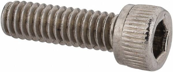 Value Collection - #8-32 UNC Hex Socket Drive, Socket Cap Screw - Grade 18-8 Stainless Steel, Uncoated, 9/16" Length Under Head - Makers Industrial Supply