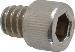 Value Collection - 1/4-20 UNC Hex Socket Drive, Socket Cap Screw - Grade 18-8 Stainless Steel, Uncoated, 1/4" Length Under Head - Makers Industrial Supply