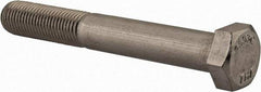 Value Collection - 3/8-24 UNF, 2-3/4" Length Under Head Hex Head Cap Screw - Partially Threaded, Grade 18-8 Stainless Steel, Uncoated, 9/16" Hex - Makers Industrial Supply