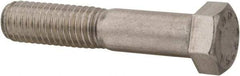 Value Collection - 7/16-14 UNC, 2" Length Under Head Hex Head Cap Screw - Partially Threaded, Grade 18-8 Stainless Steel, Uncoated, 5/8" Hex - Makers Industrial Supply