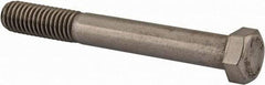 Value Collection - 7/16-14 UNC, 3-1/2" Length Under Head Hex Head Cap Screw - Partially Threaded, Grade 18-8 Stainless Steel, Uncoated, 5/8" Hex - Makers Industrial Supply