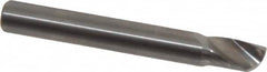 Onsrud - 1/4" Cutting Diam x 3/8" Length of Cut, 1 Flute, Upcut Spiral Router Bit - Uncoated, Right Hand Cut, Solid Carbide, 2" OAL x 1/4" Shank Diam, Single Edge, 22° Helix Angle - Makers Industrial Supply