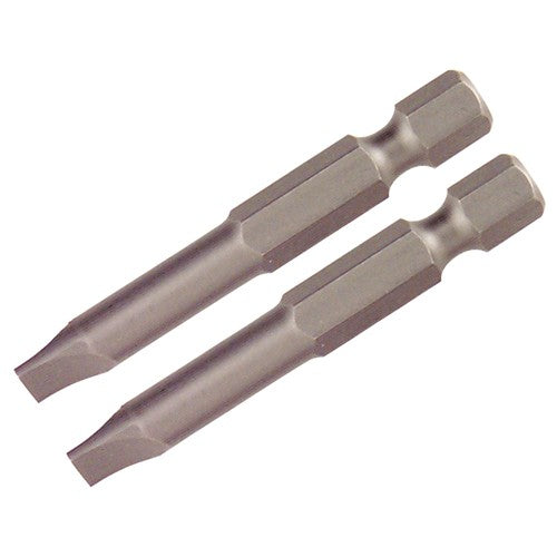 Slotted Power Bit 4.0 x .5 × 50mm (2 Bit Pack) - Makers Industrial Supply