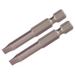 Slotted Power Bit 4.0 x .8 × 50mm (2 Bit Pack) - Makers Industrial Supply