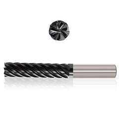 ‎1-1/4″ Dia. × 1-1/4″ Shank × 3″ DOC × 6″ OAL, Sistral, 7 Flute, Variable Helix, Straight, External, Square, Solid End Mill - Exact Industrial Supply