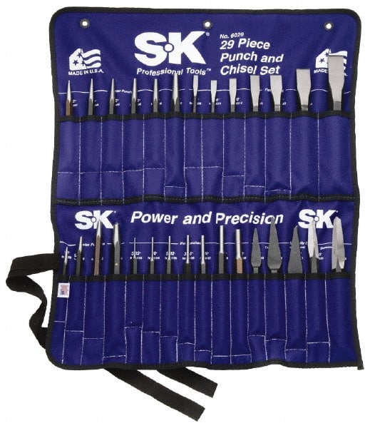 SK - 29 Piece Punch & Chisel Set - Makers Industrial Supply