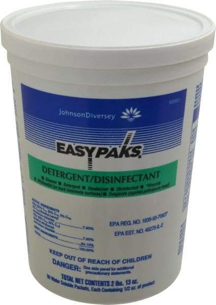 Easy Paks - 0.5 oz Packet All-Purpose Cleaner - Detergent Disinfectant, Unscented - Makers Industrial Supply