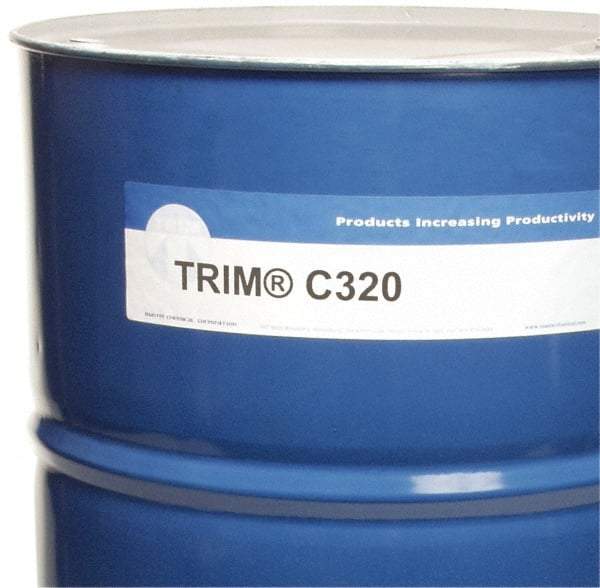 Master Fluid Solutions - Trim C320, 54 Gal Drum Cutting Fluid - Synthetic - Makers Industrial Supply