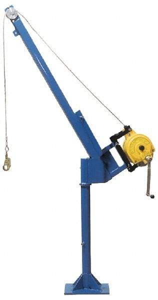 Gemtor - Confined Space Entry & Retrieval Systems Hoist Type: Davit Hoist Base: Fixed - Makers Industrial Supply
