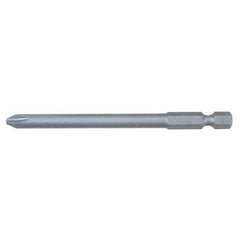 Phillips Power Bit. #00 × 90mm. Chrome-vanadium-molybdenum S2 modified tool steel. - Makers Industrial Supply