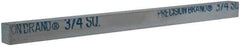 Made in USA - 12" Long x 3/4" High x 3/4" Wide, Zinc-Plated Key Stock - Low Carbon Steel - Makers Industrial Supply