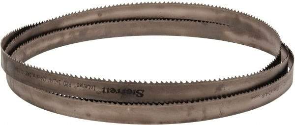 Starrett - 3 to 4 TPI, 14' 6" Long x 1-1/4" Wide x 0.042" Thick, Welded Band Saw Blade - Bi-Metal, Toothed Edge, Modified Tooth Set, Contour Cutting - Makers Industrial Supply