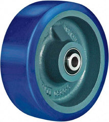 Hamilton - 6 Inch Diameter x 2 Inch Wide, Polyurethane Mold on to Cast Iron Center Caster Wheel - 960 Lb. Capacity, 2-1/4 Inch Hub Length, 1/2 Inch Axle Diameter, Sealed Precision Ball Bearing - Makers Industrial Supply