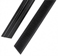 Rubbermaid - 35" Long x 1.1" Wide Microfiber Hook & Loop Replacement Set - Black, Hook & Loop - Makers Industrial Supply