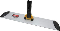 Rubbermaid - 18.1" Long x 3-1/2" Wide Aluminum Dust Mop Frame - Yellow, Quick Connect - Makers Industrial Supply