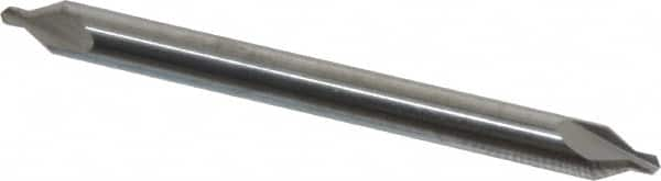 Hertel - #1 Plain Cut 60° Incl Angle Solid Carbide Combo Drill & Countersink - Makers Industrial Supply