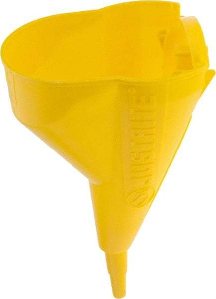 Justrite - 11-1/4 Inch Long, Safety Can Poly Funnel - 1/2 Inch Diameter, Compatible with Type I Safety Cans - Makers Industrial Supply