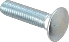 Value Collection - 1/2-13 UNC 2" Length Under Head, Standard Square Neck, Carriage Bolt - Grade 5 Steel, Zinc-Plated Finish - Makers Industrial Supply