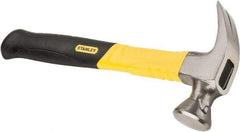 Stanley - 1-1/4 Lb Head, Straight Rip Claw Nail Hammer - 13" OAL, Carbon Steel Head, Graphite Handle with Grip - Makers Industrial Supply