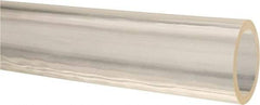 Made in USA - 7/8" ID x 1-1/8" OD, 1/8" Wall Thickness, Cut to Length (50' Standard Length) Ester Urethane Tube - Natural, 45 Max psi, 85 Shore A Hardness - Makers Industrial Supply