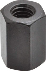 Gibraltar - 3/8-16 UNC, 1" OAL Steel Standard Coupling Nut - Black Oxide Coated, 11/16" Width Across Flats - Makers Industrial Supply