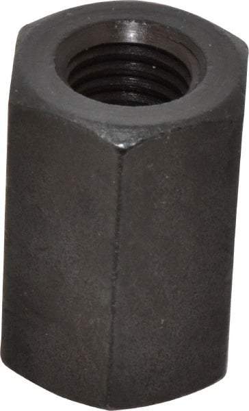 Gibraltar - 3/4-10 UNC, 1-7/8" OAL Steel Standard Coupling Nut - Black Oxide Coated, 1-1/4" Width Across Flats - Makers Industrial Supply