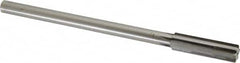 Made in USA - 0.56" Carbide-Tipped 6 Flute Chucking Reamer - Straight Flute, 7/16" Straight Shank, 2" Flute Length, 8" OAL - Makers Industrial Supply