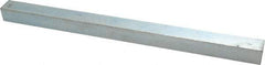 Made in USA - 12" Long x 3/4" High x 3/4" Wide, Zinc-Plated Undersized Key Stock - C1018 Steel - Makers Industrial Supply