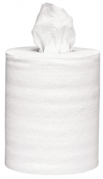 Scott - Center Pull Roll of 1 Ply White Paper Towels - 8" Wide - Makers Industrial Supply