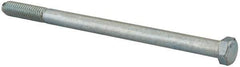 Value Collection - 7/16-14 UNC, 7" Length Under Head Hex Head Cap Screw - Partially Threaded, Grade 2 Steel, Zinc-Plated Finish, 5/8" Hex - Makers Industrial Supply