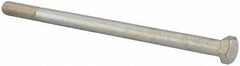 Made in USA - 1/2-13 UNC, 8-1/2" Length Under Head Hex Head Cap Screw - Partially Threaded, Grade 2 Steel, Zinc-Plated Finish, 3/4" Hex - Makers Industrial Supply