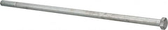 Value Collection - 1/2-13 UNC, 14" Length Under Head Hex Head Cap Screw - Partially Threaded, Grade 2 Steel, Zinc-Plated Finish, 3/4" Hex - Makers Industrial Supply