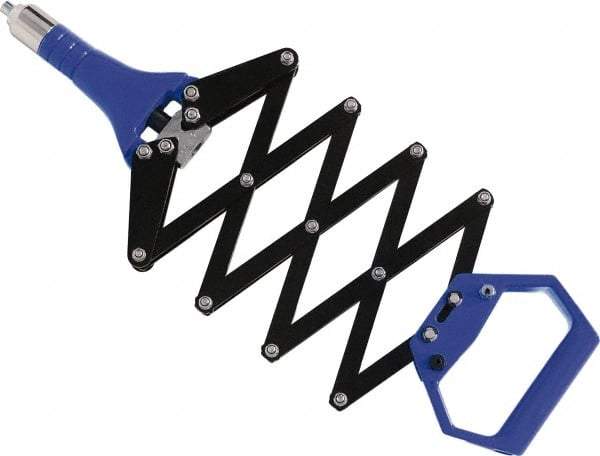 RivetKing - Scissor Action Hand Riveter - 3/32 to 3/16" Rivet Capacity, 14" OAL - Makers Industrial Supply