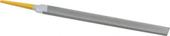 PFERD - 8" Swiss Pattern Hand File - Double Cut, 25/32" Width Diam x 7/32" Thick, With Tang - Makers Industrial Supply