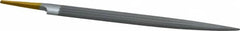 PFERD - 8" Swiss Pattern Half Round File - 3/4" Width Diam x 7/32" Thick, With Tang - Makers Industrial Supply