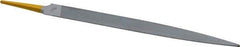 PFERD - 8" Swiss Pattern Half Round File - 3/4" Width Diam x 7/32" Thick, With Tang - Makers Industrial Supply