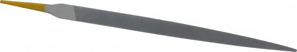 PFERD - 8" Swiss Pattern Three Square File - Double Cut, 5/8" Width Diam x 5/8" Thick, With Tang - Makers Industrial Supply