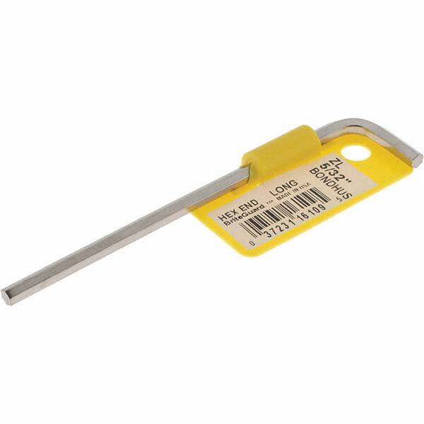 Bondhus - 5/32" Hex, Long Arm, Hex Key - Inch System of Measurement - Makers Industrial Supply