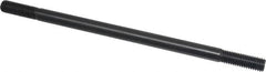 Gibraltar - 1/2-13 10" OAL Equal Double Threaded Stud - Alloy Steel, Black Oxide Finish, 1-1/2" Equal Thread Length - Makers Industrial Supply