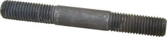 Gibraltar - 3/4-10 6" OAL Equal Double Threaded Stud - Alloy Steel, Black Oxide Finish, 2" Equal Thread Length - Makers Industrial Supply