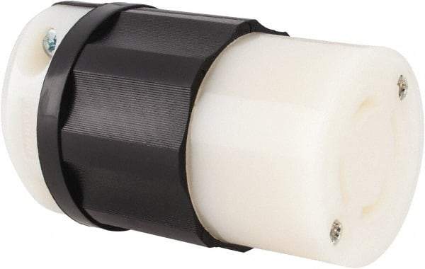 Leviton - 120/208 VAC, 30 Amp, NonNEMA Configuration, Industrial Grade, Self Grounding Connector - 3 Phase, 4 Poles, 0.595 to 1.15 Inch Cord Diameter - Makers Industrial Supply