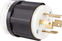 Leviton - 250 VAC, 30 Amp, NonNEMA Configuration, Industrial Grade, Self Grounding Plug - 3 Phase, 3 Poles, 0.595 to 1.15 Inch Cord Diameter - Makers Industrial Supply