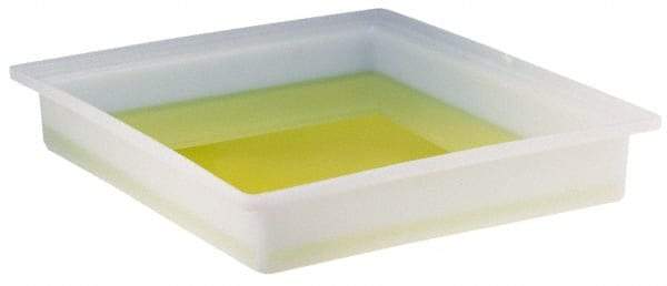 Bel-Art - 16" Long x 12" Wide x 3" Deep Tray with Faucet Tray - Polyethylene - Makers Industrial Supply