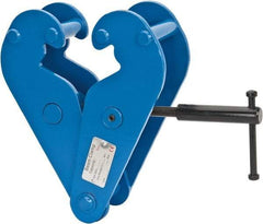 Value Collection - 6,000 Lbs. Load Capacity Beam Clamp - 3.2 to 12.6 Inch Max Grip - Makers Industrial Supply