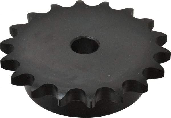 Browning - 18 Teeth, 5/8" Chain Pitch, Chain Size 50, Min Plain Bore Sprocket - 5/8" Bore Diam, 3.599" Pitch Diam, 3.92" Outside Diam - Makers Industrial Supply