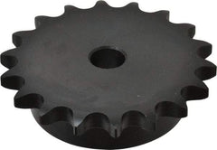 Browning - 18 Teeth, 5/8" Chain Pitch, Chain Size 50, Min Plain Bore Sprocket - 5/8" Bore Diam, 3.599" Pitch Diam, 3.92" Outside Diam - Makers Industrial Supply