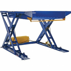 Vestil - 2,000 Lb Capacity Hydraulic Scissor Ground Lift Scissor - 1/2" to 48" Lift Height, 73" Platform Length x 52" Platform Width - Makers Industrial Supply