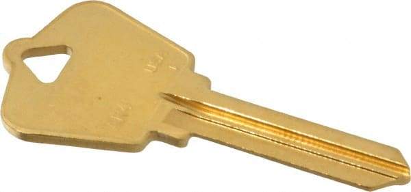 Made in USA - Arrow Key Blank - Brass - Makers Industrial Supply